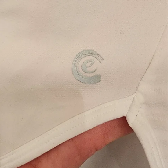 Johnny Was Calme Effect Draped Racerback Tank in White - Picture 6 of 9